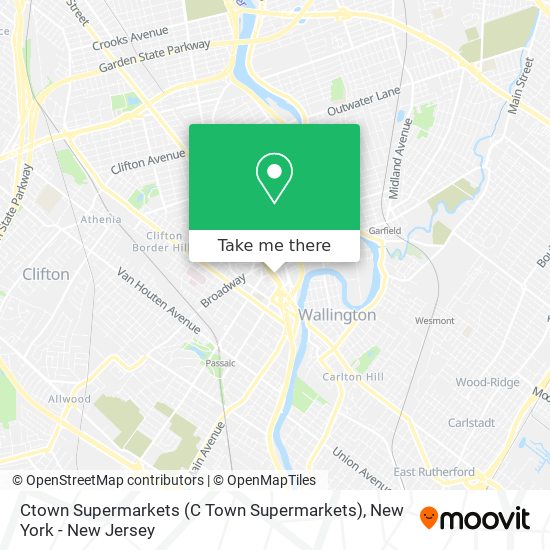 Mapa de Ctown Supermarkets (C Town Supermarkets)