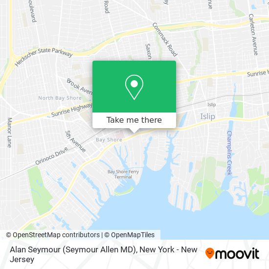 Alan Seymour (Seymour Allen MD) map