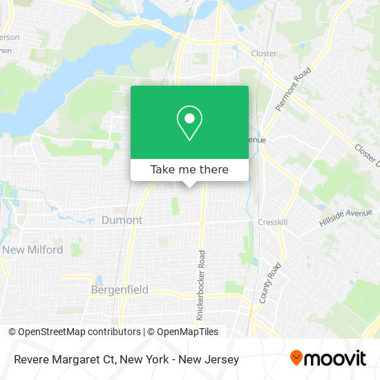 Revere Margaret Ct map