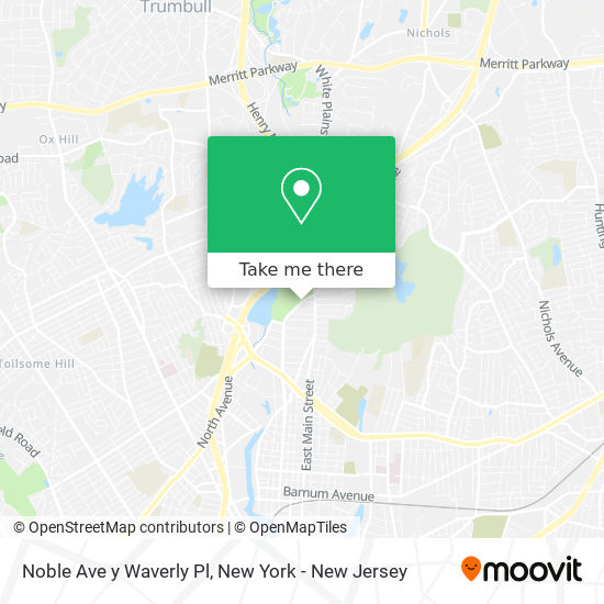 Mapa de Noble Ave y Waverly Pl