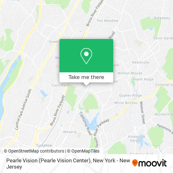 Mapa de Pearle Vision (Pearle Vision Center)