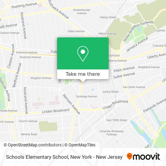 Mapa de Schools Elementary School