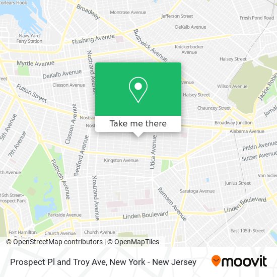 Mapa de Prospect Pl and Troy Ave