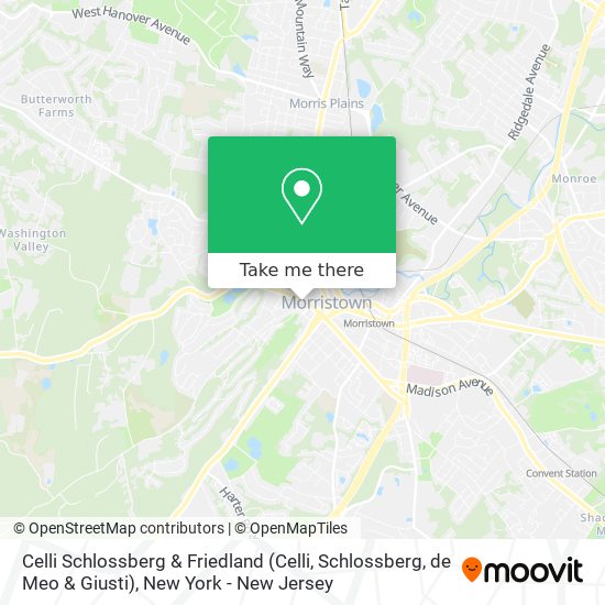Celli Schlossberg & Friedland (Celli, Schlossberg, de Meo & Giusti) map