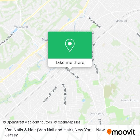 Van Nails & Hair (Van Nail and Hair) map