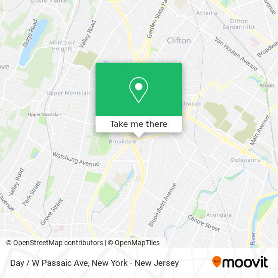Day / W Passaic Ave map