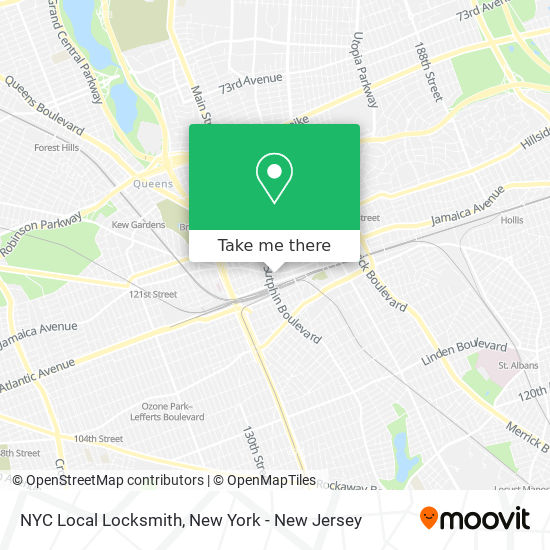 Mapa de NYC Local Locksmith