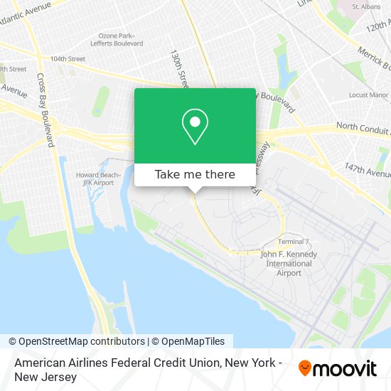 Mapa de American Airlines Federal Credit Union