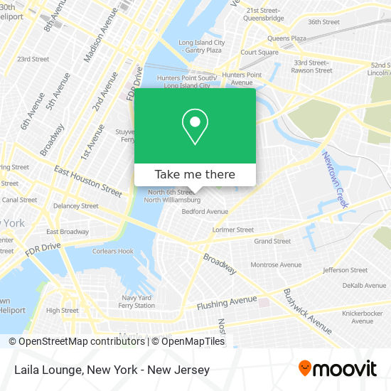 Laila Lounge map