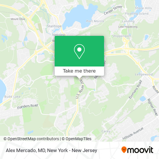 Mapa de Alex Mercado, MD