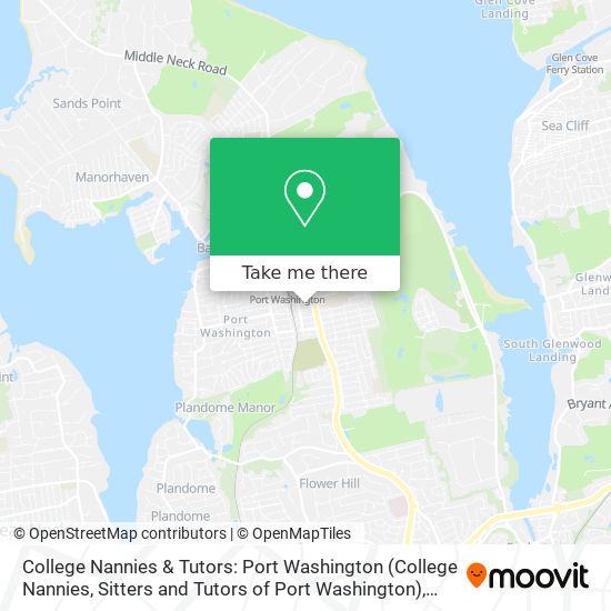 Mapa de College Nannies & Tutors: Port Washington (College Nannies, Sitters and Tutors of Port Washington)