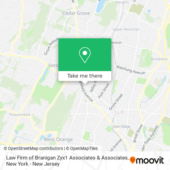 Law Firm of Branigan Zyx1 Associates & Associates map