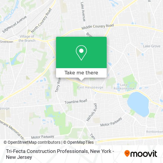 Tri-Fecta Construction Professionals map