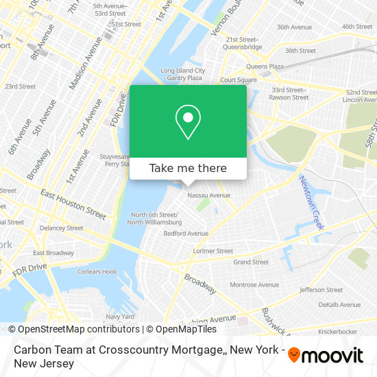 Mapa de Carbon Team at Crosscountry Mortgage,