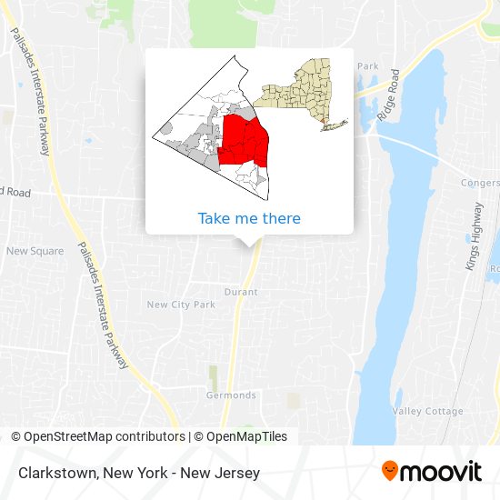 Mapa de Clarkstown