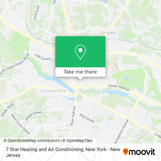 Mapa de 7 Star Heating and Air Conditioning