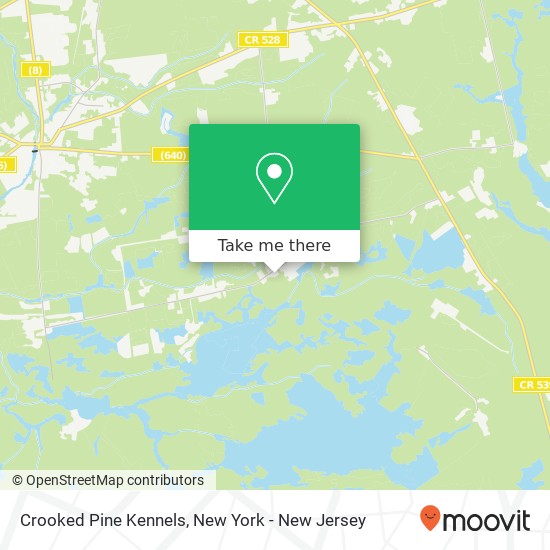 Mapa de Crooked Pine Kennels, 200 Long Swamp Rd