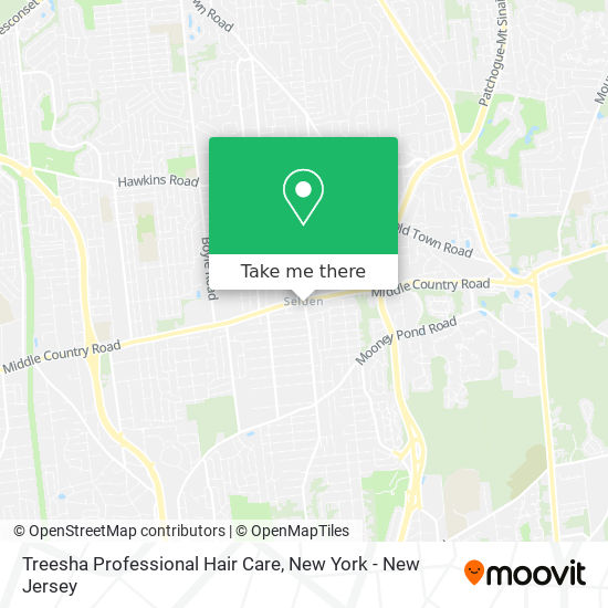 Mapa de Treesha Professional Hair Care