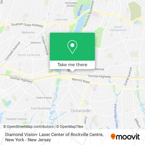 Diamond Vision- Laser Center of Rockville Centre map