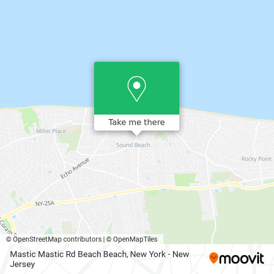 Mapa de Mastic Mastic Rd Beach Beach