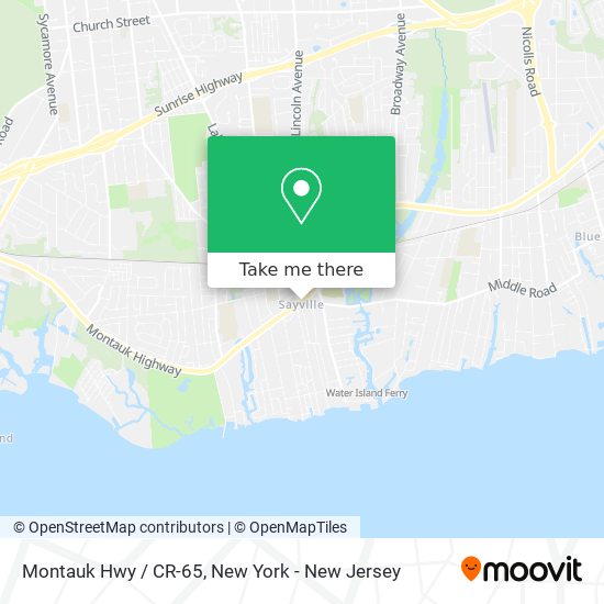 Mapa de Montauk Hwy / CR-65