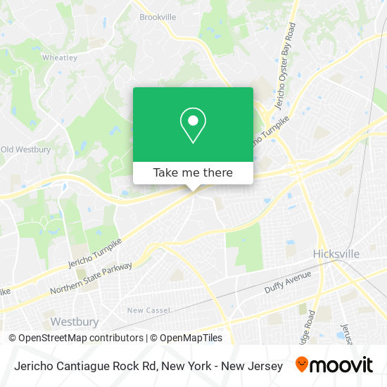 Mapa de Jericho Cantiague Rock Rd