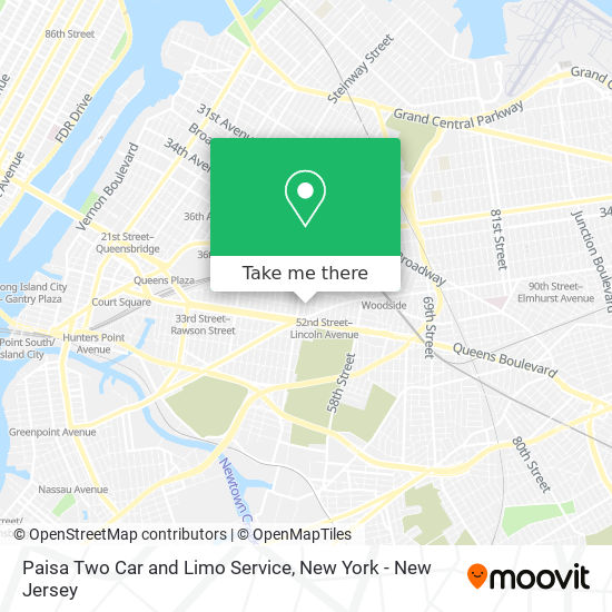 Paisa Two Car and Limo Service map
