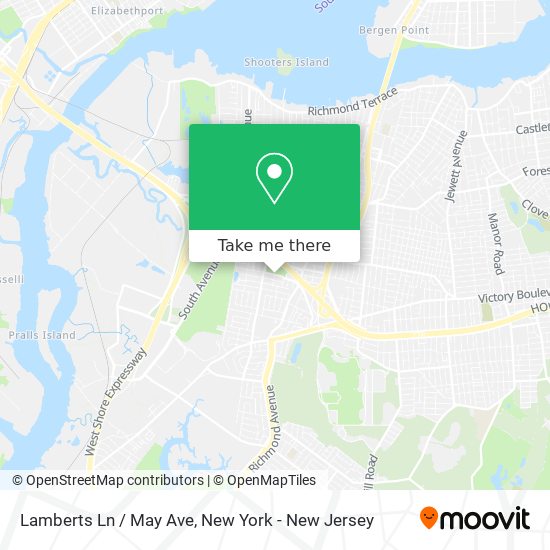 Lamberts Ln / May Ave map