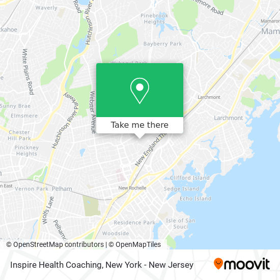Mapa de Inspire Health Coaching