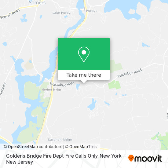 Mapa de Goldens Bridge Fire Dept-Fire Calls Only