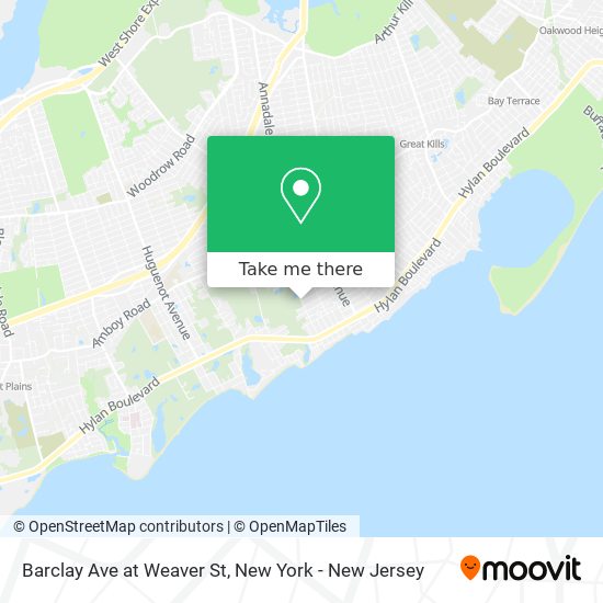 Mapa de Barclay Ave at Weaver St