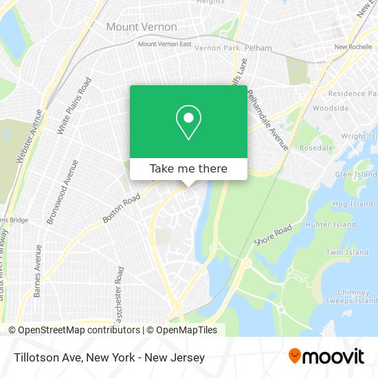 Mapa de Tillotson Ave