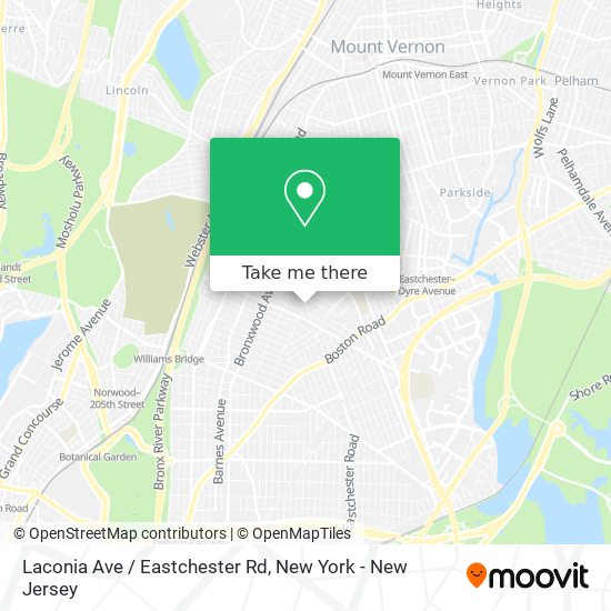 Laconia Ave / Eastchester Rd map