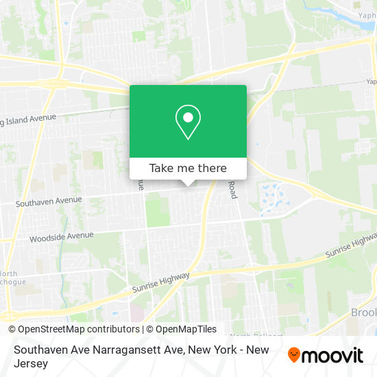 Mapa de Southaven Ave Narragansett Ave