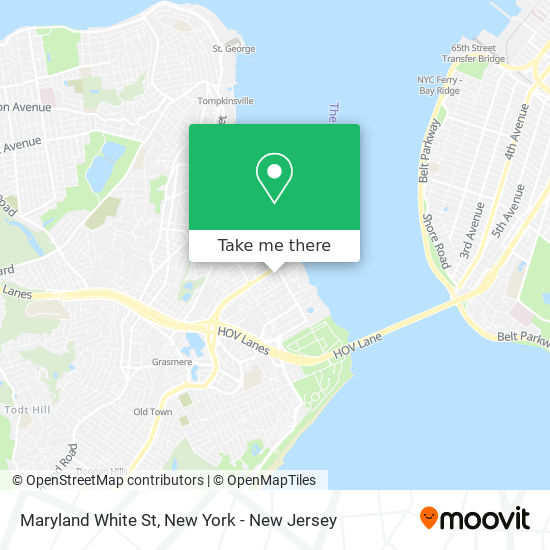 Maryland White St map