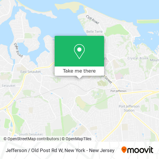 Mapa de Jefferson / Old Post Rd W