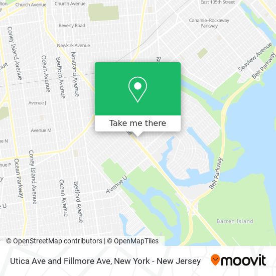 Mapa de Utica Ave and Fillmore Ave