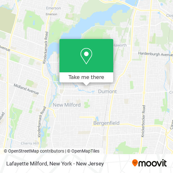 Mapa de Lafayette Milford