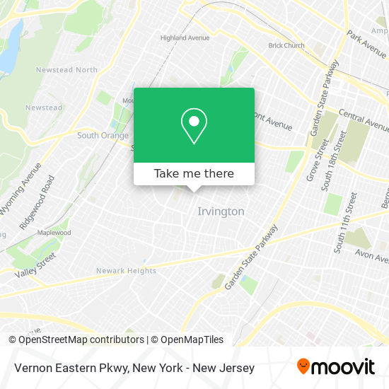 Mapa de Vernon Eastern Pkwy