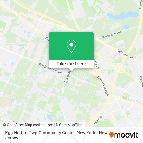 Mapa de Egg Harbor Twp Community Center