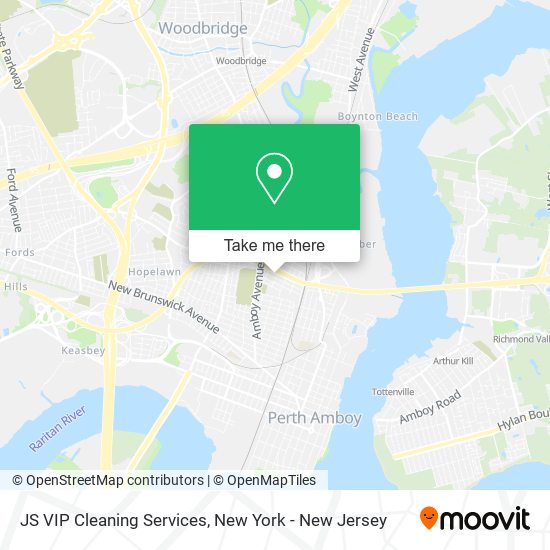 Mapa de JS VIP Cleaning Services