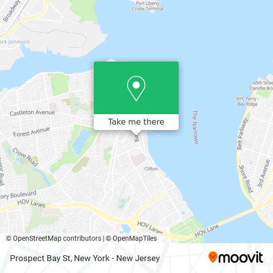 Mapa de Prospect Bay St