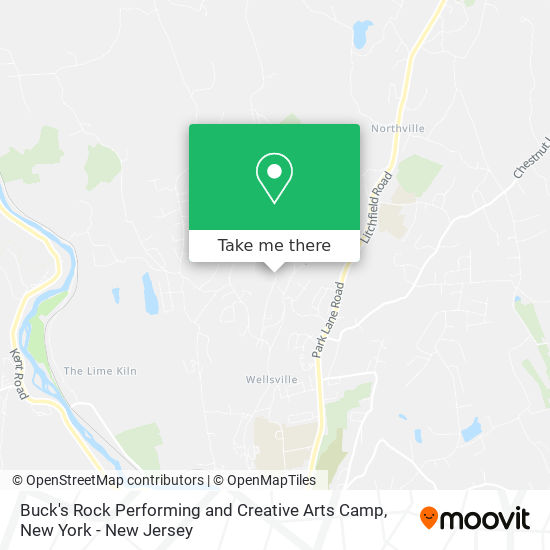 Buck's Rock Performing and Creative Arts Camp map