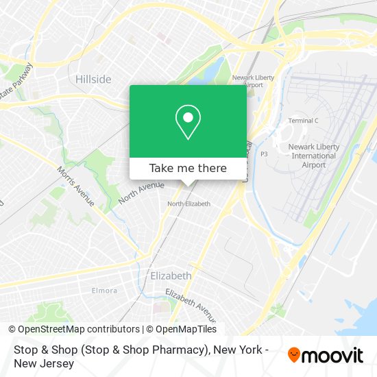 Mapa de Stop & Shop (Stop & Shop Pharmacy)