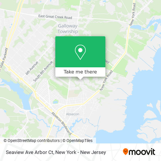 Seaview Ave Arbor Ct map