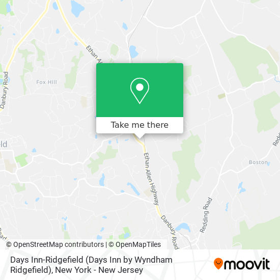 Mapa de Days Inn-Ridgefield (Days Inn by Wyndham Ridgefield)