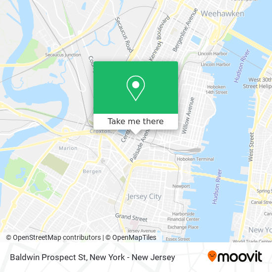 Mapa de Baldwin Prospect St