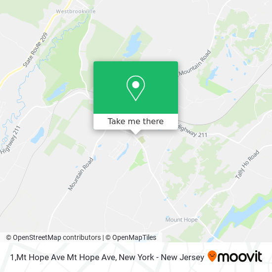 Mapa de 1,Mt Hope Ave Mt Hope Ave