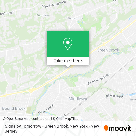 Mapa de Signs by Tomorrow - Green Brook