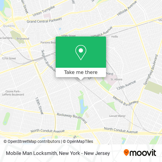 Mobile Man Locksmith map